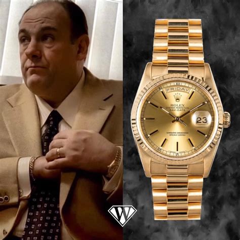 tony sopranos rolex|james gandolfini soprano.